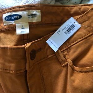 Size 2 Yellow pants Old Navy Brand New with tags